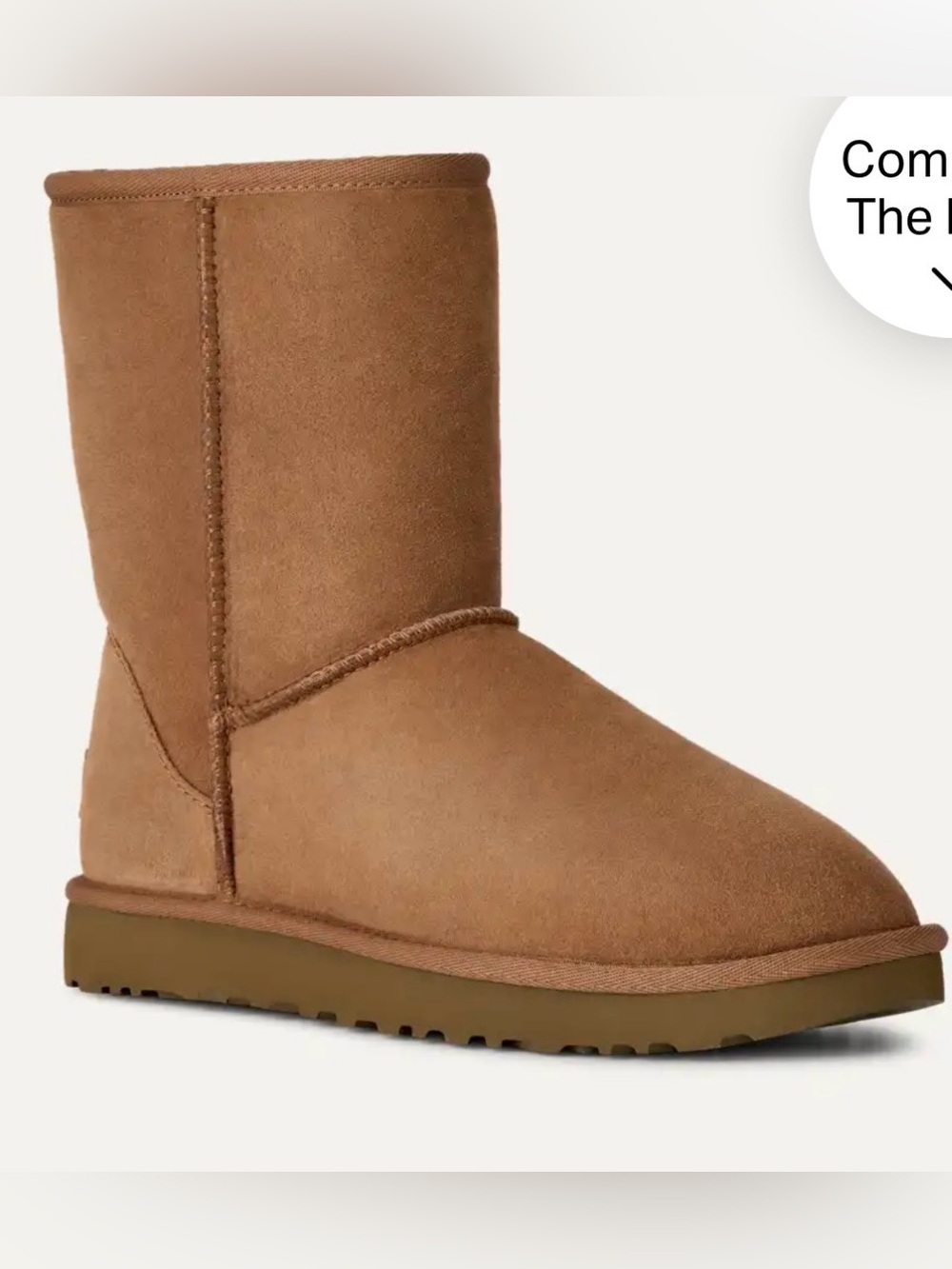 UGG Classic Short II boot in Chestnut woman’s 9 brown tan cozy fall cottage warm